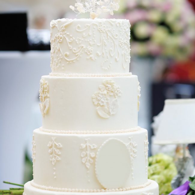 Delicious wedding cake
